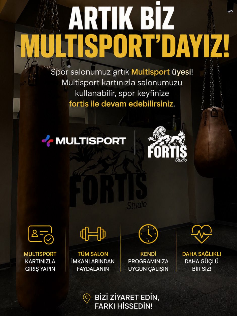 Fortis Studio artık Multisport üyesi